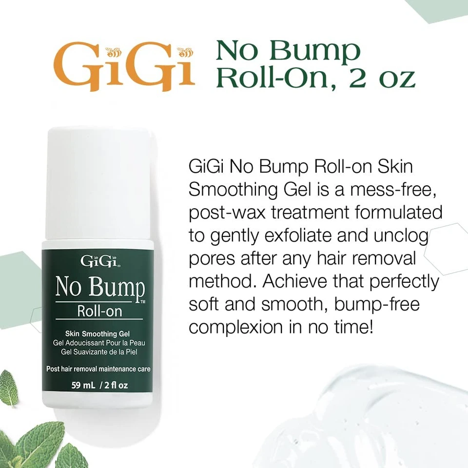 GiGi No Bump Roller Gel - Tratamiento de Cabello Encarnado Roll on & Razor Bump...  Foto 2 de 4