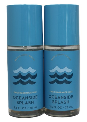 #ad x2 Oceanside Splash Bath amp; Body Works Mist 2.5 oz Fresh Water Lily Driftwood New $24.64