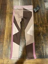 Nike Sculpt Lux Icon Clash 7/8 Seamless Tights SZ S Brown High Rise CJ4135 283