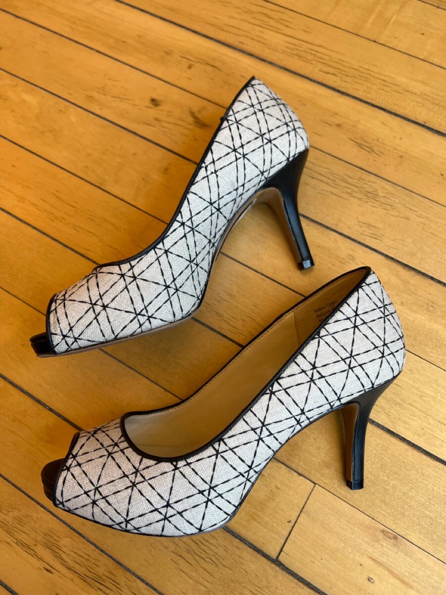 Coach open store toe heels