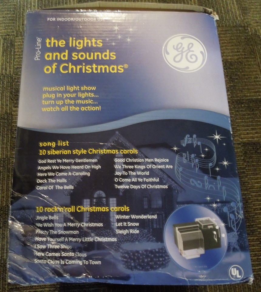 GE ProLine The Light and Sounds of Christmas Indoor/Outdoor Christmas