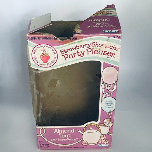 Strawberry Shortcake Almond Tea Party Pleaser EMPTY BOX ONLY Kenner Vintage 80s - Picture 3 of 11