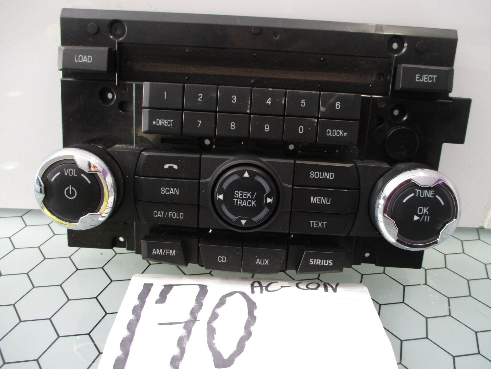 2011 Ford Fusion Radio Control Panel Used Stock #170-AC 