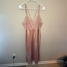 Victoria's Secret Maxi Slip Dress Dusty Rose Pink