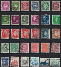 Collezione di francobolli dalla Norvegia................41R............B-518