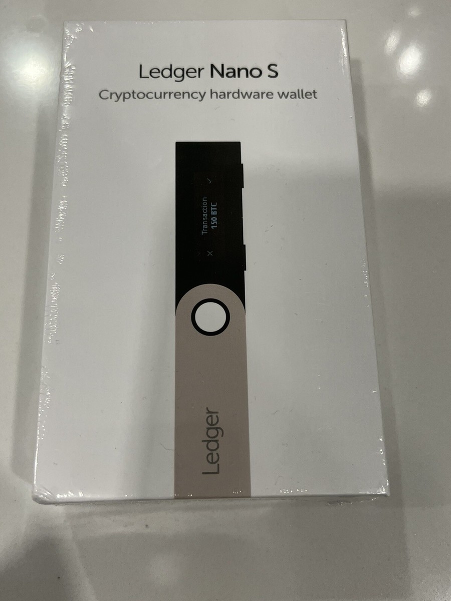 Ledger Nano S Cryptocurrency Hardware Wallet Brand New Factory Sealed | eBay