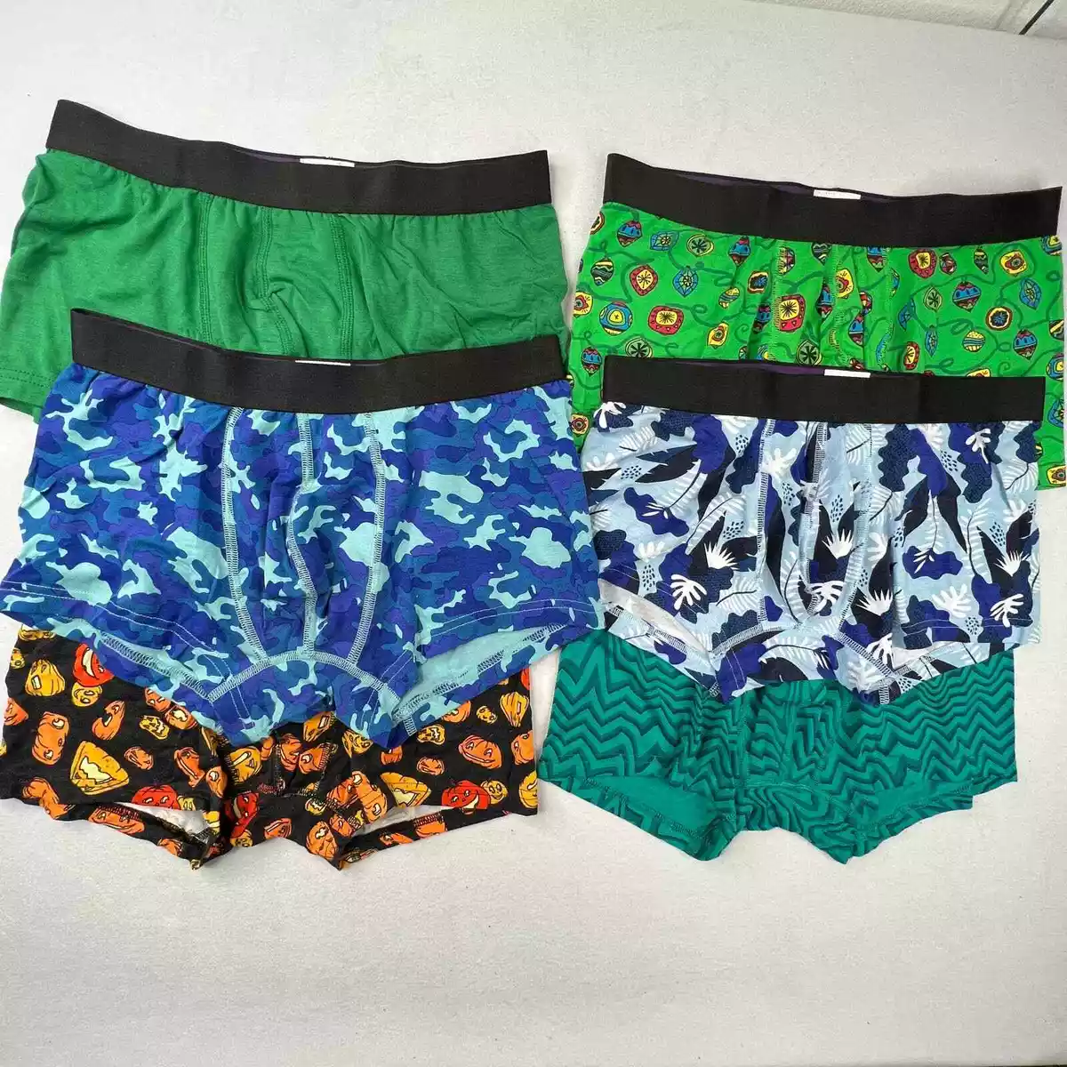 MeUndies Men's Assorted 6 Pack Boxer Brief Underwear's Size M