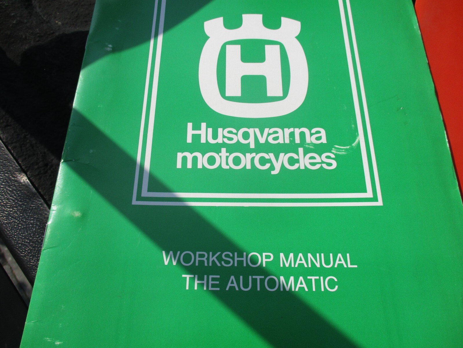 VINTAGE HUSQVARNA MOTORCYCLE OWNER's MANUALS with CHAMPION SPARK PLUG