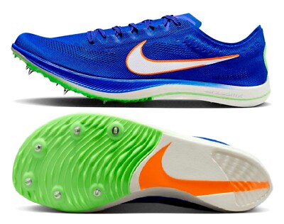 NEW Nike ZoomX Dragonfly Track Spikes Shoes, Racer Blue/White