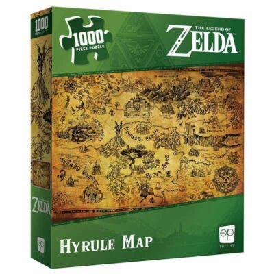 The Legend of Zelda Hyrule Map 1000 Piece Puzzle New 