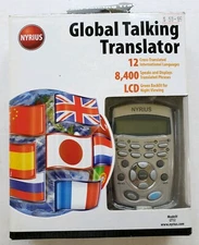 Nyrius Global Talking Translator LT12 with 12 International Languages * New/Open