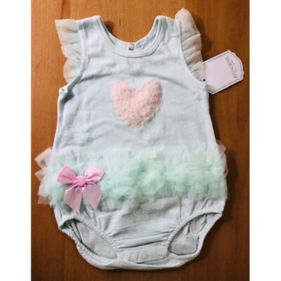 Kyle & Deena Baby Girls PolkaDot Bodysuit Tutu Dress Size: 6-9 months NEW
