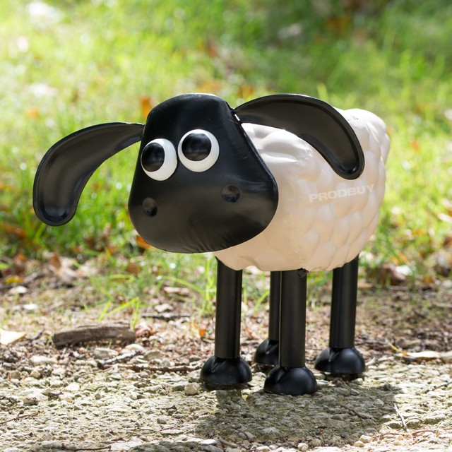 32cm Timmy Shaun The Sheep Metal Garden Art Ornament Lawn Decoration