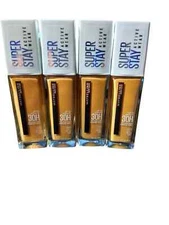 4 pack Maybelline New York Super Stay Full Coverage 30 HR Foundation 312 Golden