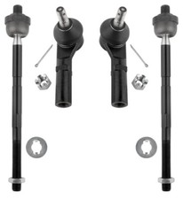 Boxi 4pcs Front Inner Outer Tie Rod End Links Replacement For Jeep Grand...