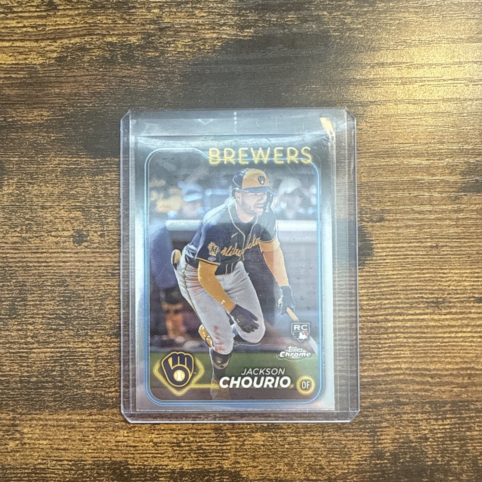 2024 Topps Chrome - Jackson Chourio #161 Refractor (RC)