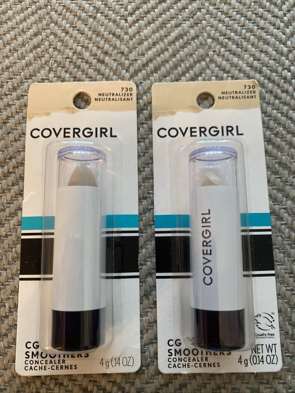 2 Covergirl CG Smoothers Concealers - Neutralizer 730 - 0.14 Oz - Free Shipping