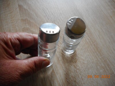 2er Set Salz- & Pfefferstreuer Aus Edelstahl – 75 Ml, Spülmaschinenfest