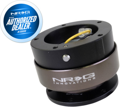 NEW NRG Quick Release Gen 2.0 - 6 Hole Base - 5 Hole Top SRK-330BK