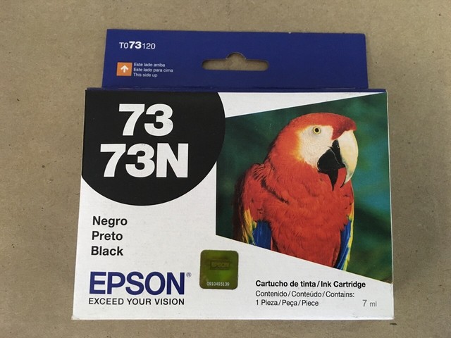 T073120 73 73n Genuine Epson Black Ink Latin America Stylus C79 110 97300  for sale online | eBay