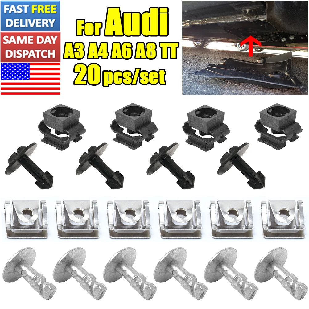 20x For Audi A3 A4 A6 VW Underbody Guard Engine Undertray Cover