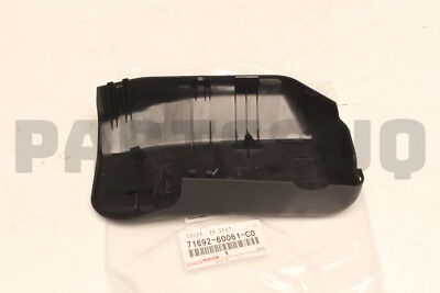 7169260061C0 Genuine Toyota COVER, REAR SEAT CUSHION HINGE, NO.5