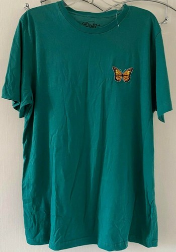 Dark Green Butterfly Short Sleeve 