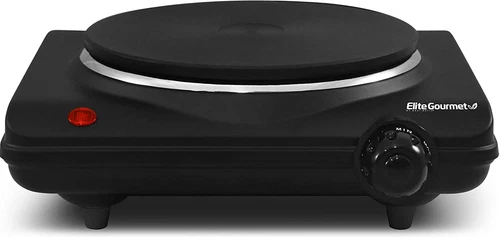 Portable Single Electric Burner Hot Plate Stove Dorm RV Travel Cook Countertop