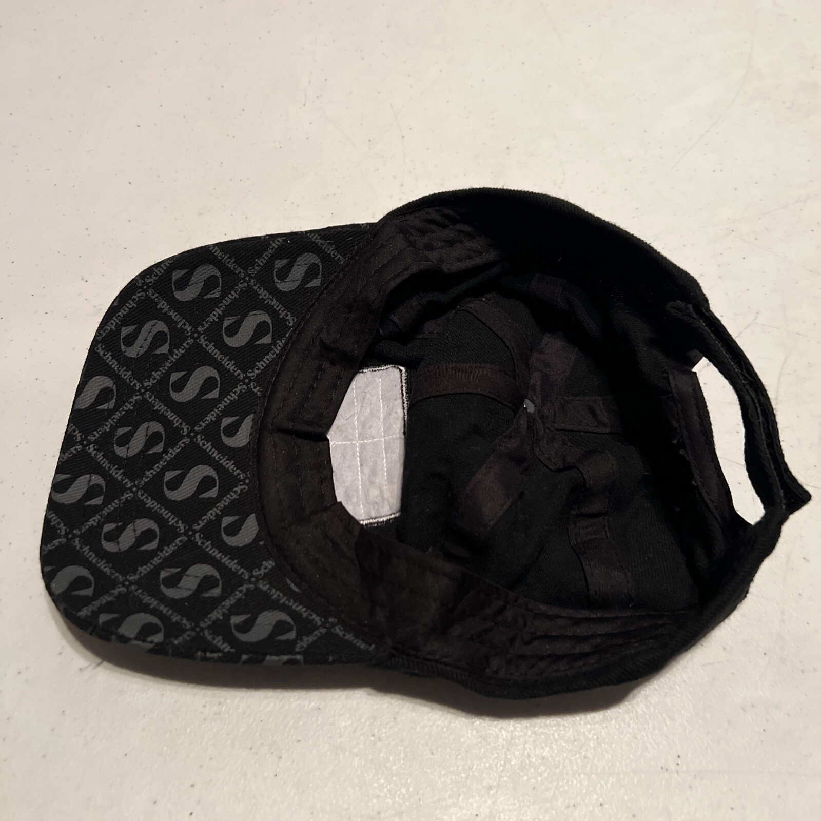 Schneiders Cap Hat Adjustable StrapBack Black Gra… - image 7