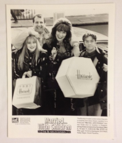 Verheiratet mit Kindern Foto 3 Stück / The Bundy's In London Promo 8 x 10 glänzend - Bild 2 von 7