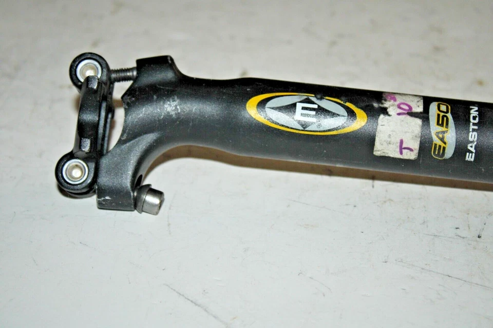 Tubo de asiento de tija de sillín Easton EA50 350/31,6 mm 10 mm desplazado negro MTB tierra remitente de EE. UU. Foto 2 de 4