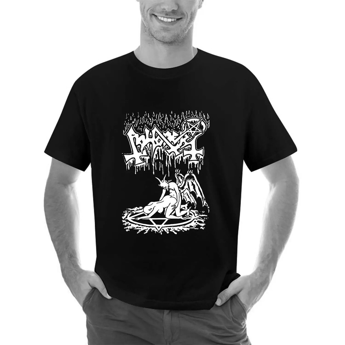 ABHORER Upheaval of Blasphemy T-Shirt Black Men's size XL (NEW