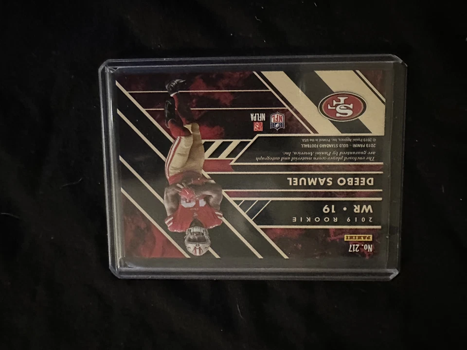 2019 Panini Gold Standard Deebo Samuel RPA /99 - Image 2 of 2