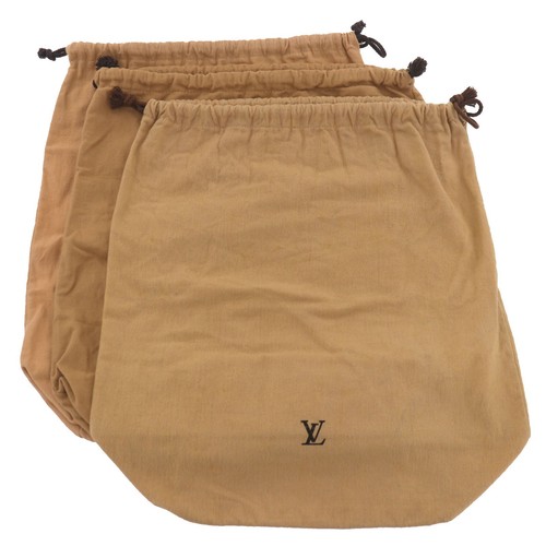 Louis Vuitton LV Used Dust Bag 3pcs 18.5 x 15.7in ( 47.0x 40.0cm) Brown #EN960 H