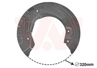 VAN Wezel Spritzblech Bremsscheibe 0627371 FüR BMW E92 E93 E90 E91 Z4 E81 E87