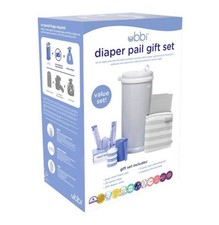 Ubbi Diaper Changing Value Gift Set, Baby Registry Gift, Includes Gray Diaper...