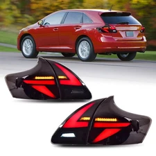 HCMOTION LED Tail Light For 2009-2016 Toyota Venza Start UP Animation Rear Lamps