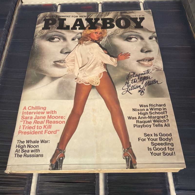 Playboy Magazine June 1976 Debra Petersen Playmate, Lillian Miller of the Year