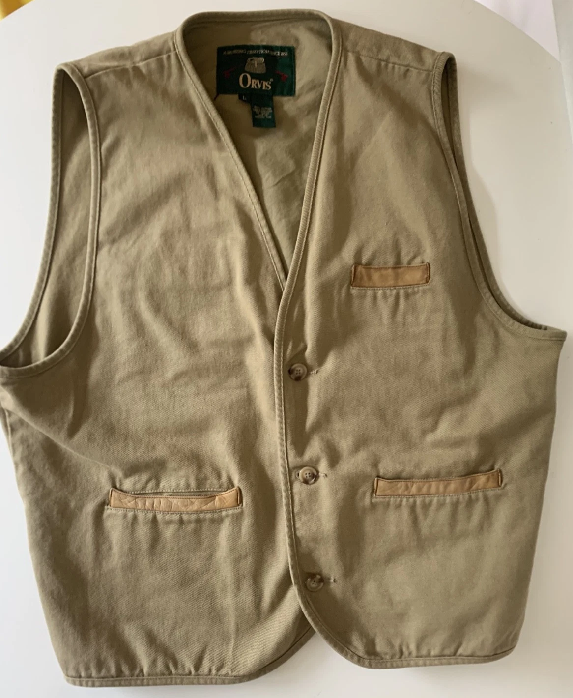 Orvis waistcoat gilet utility vest fishing Mens size large