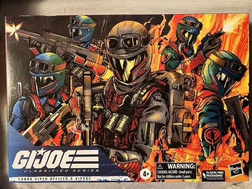 Hasbro G.I. Joe Cobra Viper Officer and Vipers 6 in Set - F4559