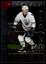 1997-98 Pinnacle Be A Player Autographs Die Cut Greg deVries Auto Edmonton