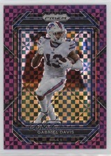 2022 Panini Prizm Purple Power Prizm 3/49 Gabriel Davis #32 1cc7