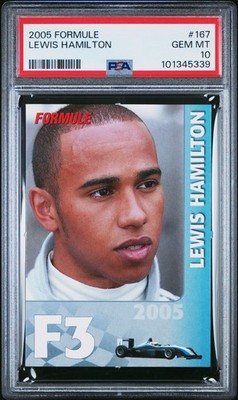 2005 FORMULE #167 LEWIS HAMILTON ROOKIE RC PSA 10 | eBay