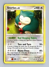 Snorlax Rising Rivals 81/111 MP Pokemon 2009