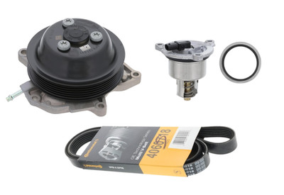 Water Pump + Thermostat + Seal + Drive Belt OEM for PORSCHE 718 BOXSTER CAYMAN