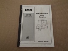 2005 Club Car Precedent Gasoline Model Maintenance Service Manual