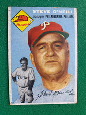 1954 Topps - Steve O'Neill #127 - Philadelphia Phillies