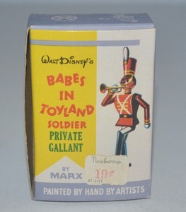 Rare 1960 Marx Babes in Toyland Soldier Warriors of the World-Style Figure MIB 3