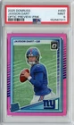 2025 Donruss Jaxson Dart OPTIC PREVIEW Pink Prizm Rookie RC #400 PSA 9 NY GIANTS