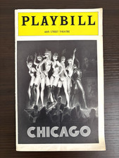 VINTAGE Broadway Chicago Playbill! 1977, JERRY ORBACH, Ann Reinking!+ RARE!